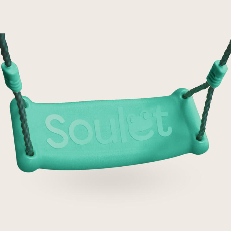 Siège de balançoire 1 place en plastique pour portique 3/5