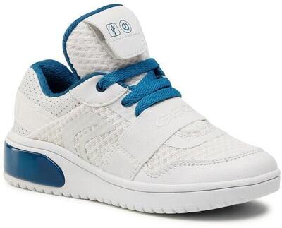 Geox JR Kinder-Sneaker Weiß/Blau Gr. 31