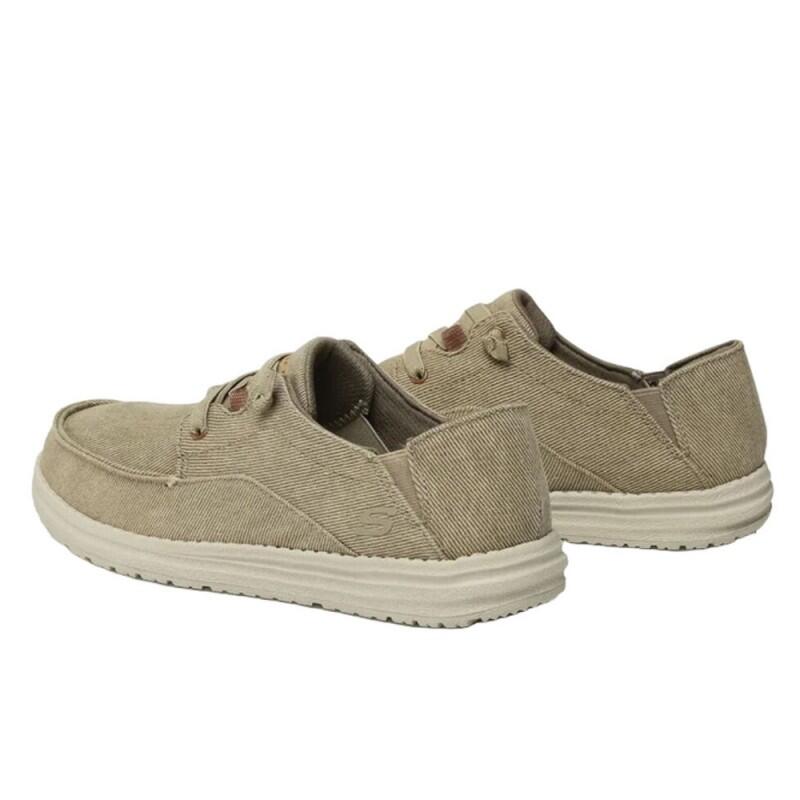 Zapatos Casual Homem Skechers Melson-volgo Castanho 4/5