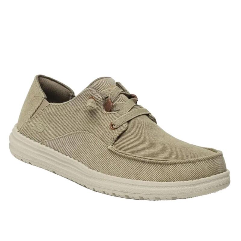 Zapatos Casual Homem Skechers Melson-volgo Castanho 2/5