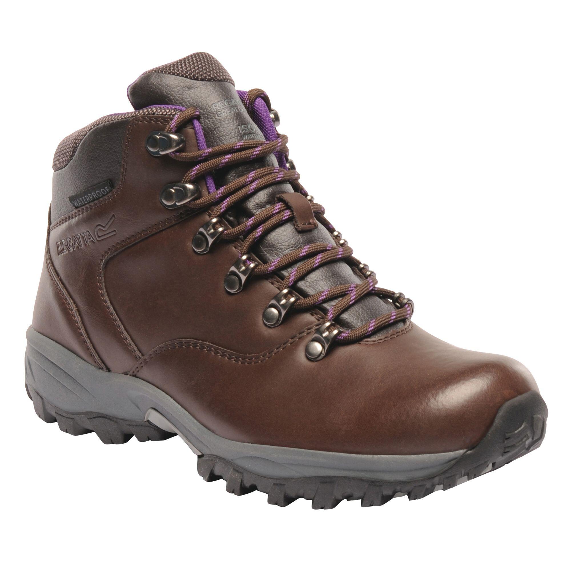 Great Outdoors Womens/Ladies Bainsford Waterproof Hiking Boots (Chestnut/Alpine 4/5