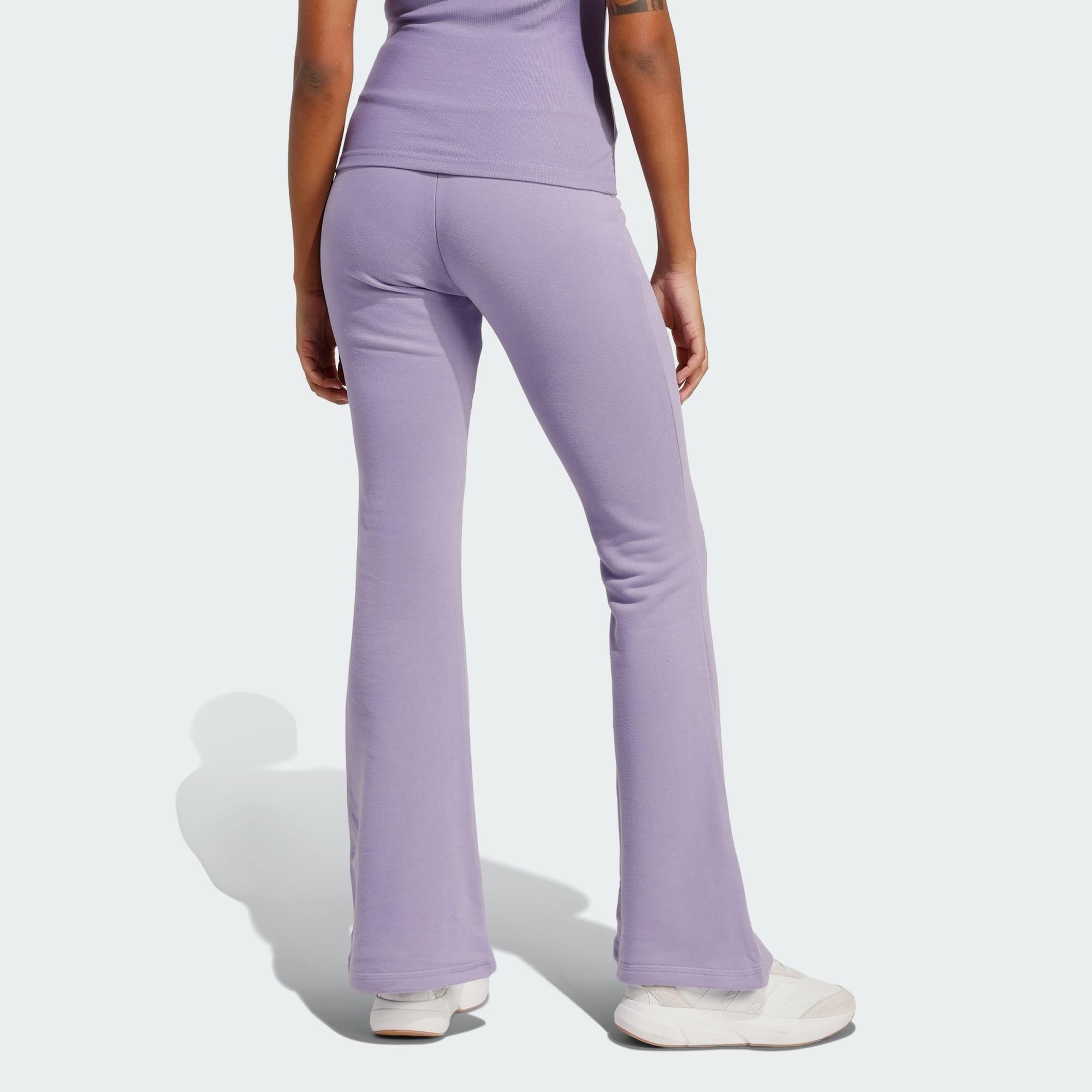 Calças à Boca de Sino Seasonal Essentials em French Terry 3/5