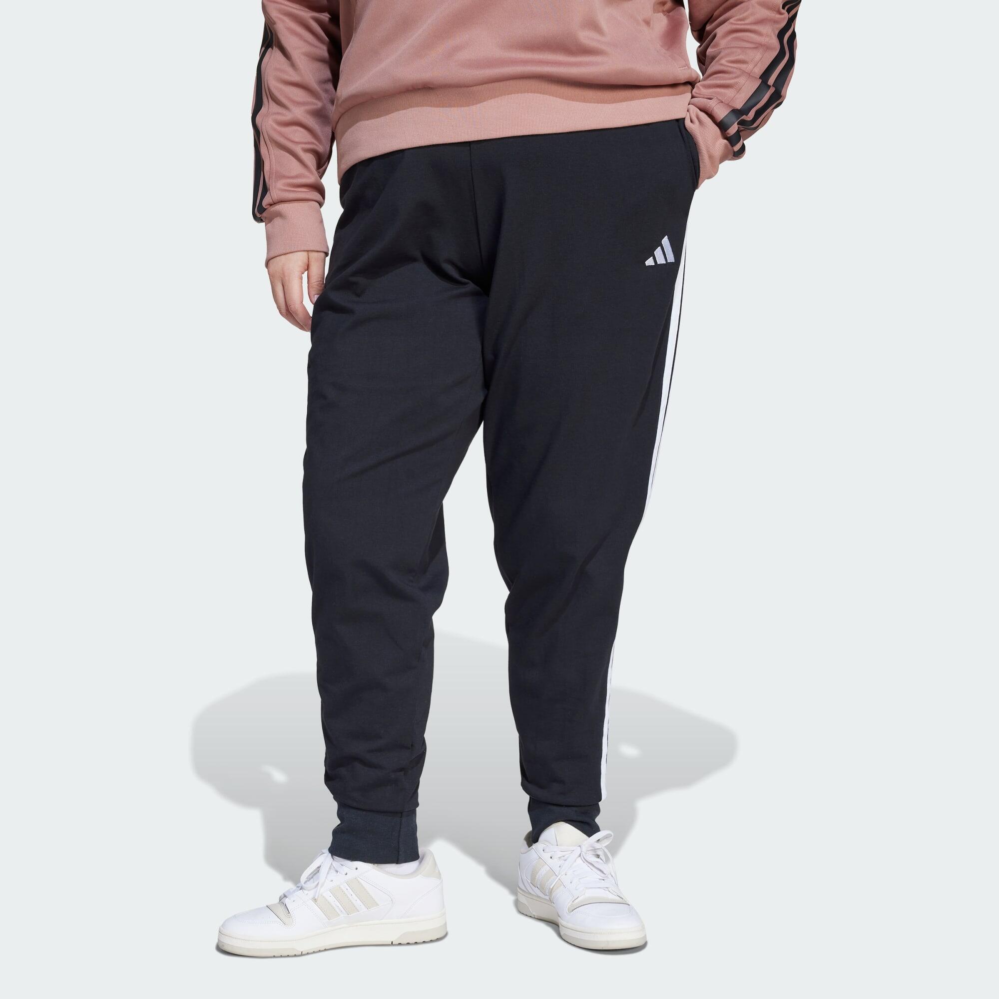 ADIDAS ESSENTIALS 3-Stripes PANTALONI JOGGER (Curvy)