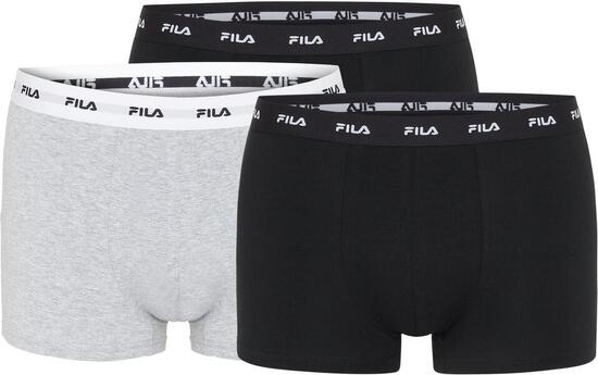 Fila Boxers Uomo 3-Pack Confezione Regalo 95% Cotone L.