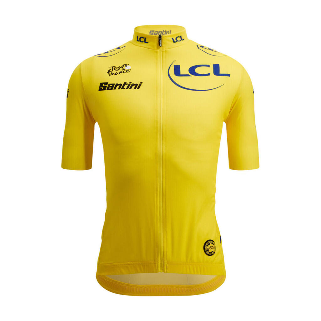 Santini Maillot Jaune Short Sleeve Jersey - Leader Tour de France 2025
