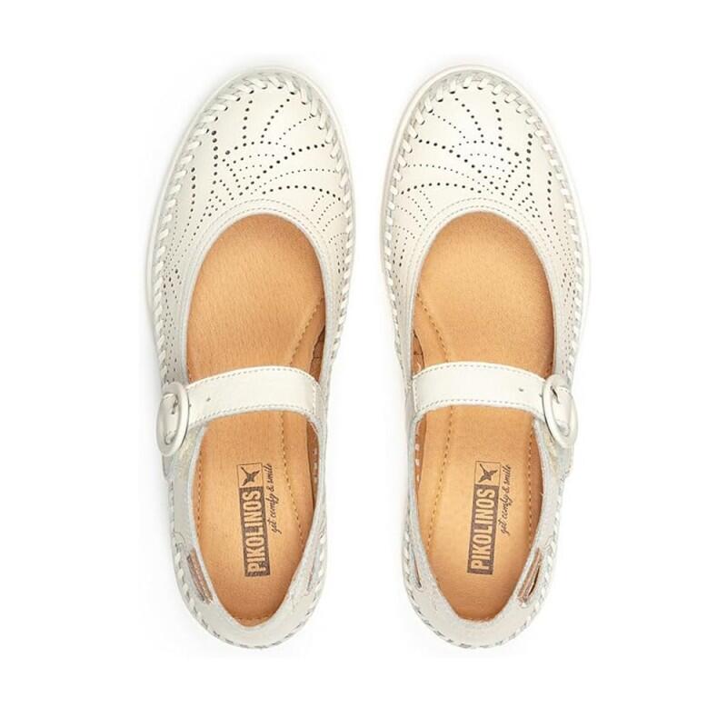Zapatos Casual Dames Pikolinos W8d-4914 Beige 3/4