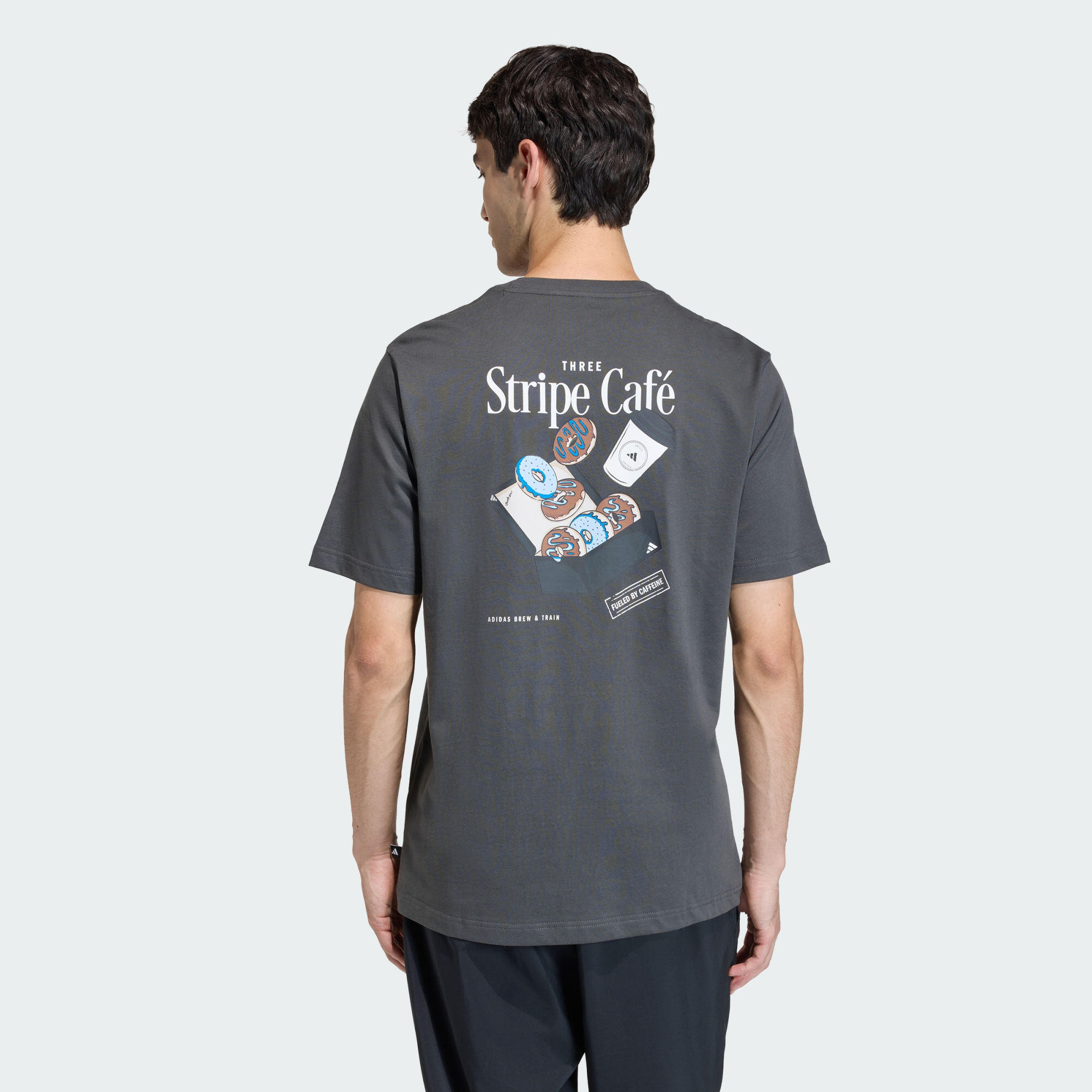 GRAFICA T-shirt COFFEE CAFE DONUT BOX 3/8