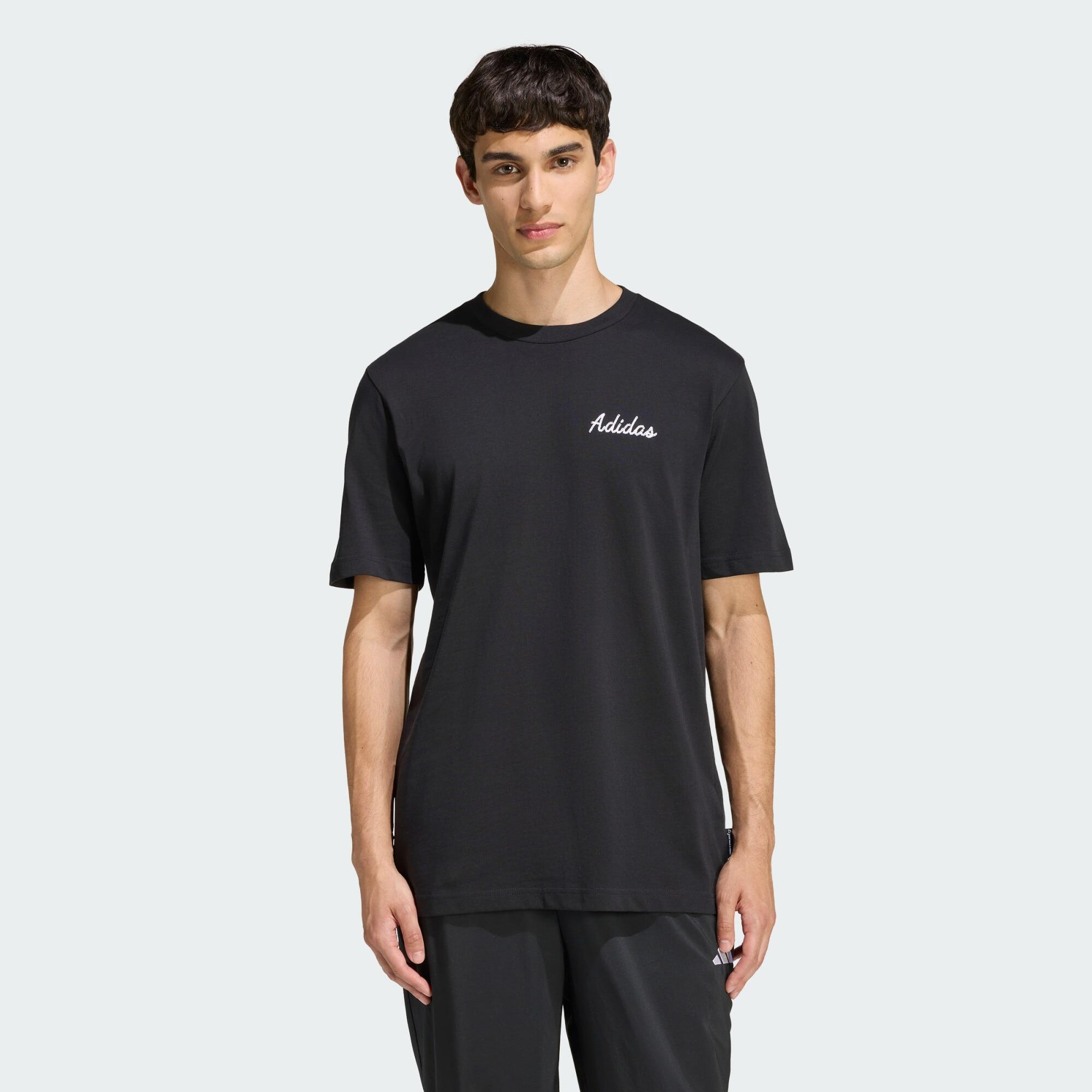 Adidas - T-shirt Graphique Novelty Bowl - T-shirt Manches Courtes - Noir - Decathlon