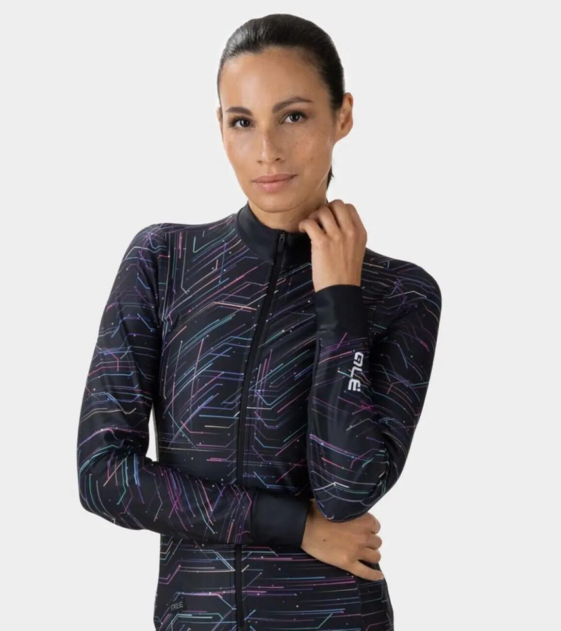 Langarm Fahrradtrikot für den Winter - BYTE PR-E LADY 5/6