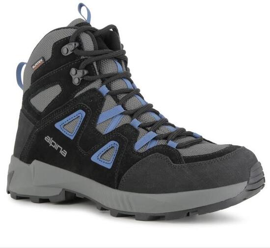 ALPINA Tracker Mid Herren-Trekkingschuh blau-schwarz Gr. 44