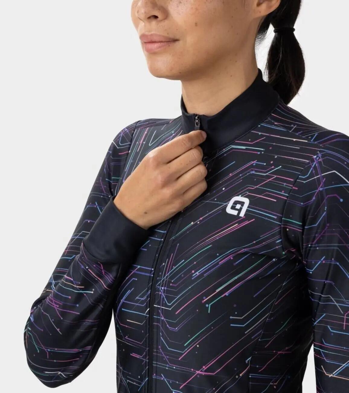 Langarm Fahrradtrikot für den Winter - BYTE PR-E LADY 6/6
