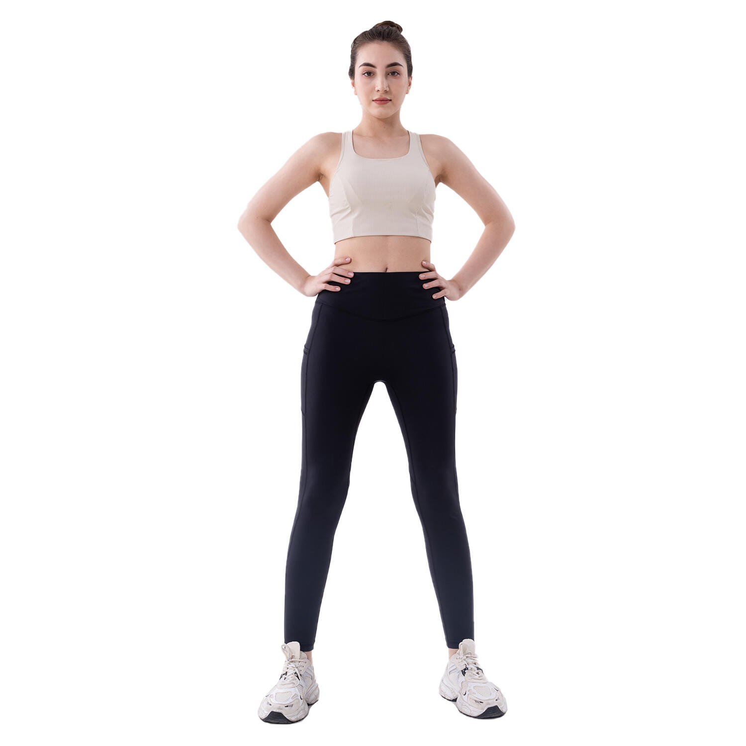 Citysports - Leggings De Yoga Pour Femmes, Pantalon De Yoga Ajusté À Taille Haute, Noir. S - Pantalons - Noir - Decathlon