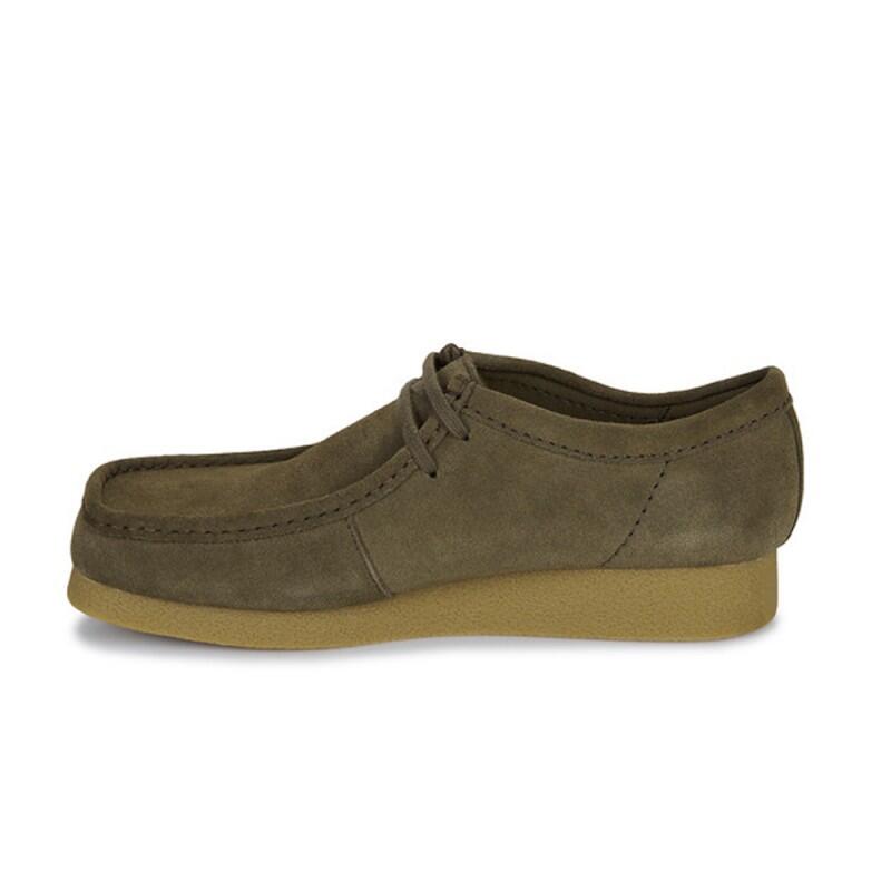 Zapatos Casual Hombre Clarks Wallabee Evo Verde 4/4