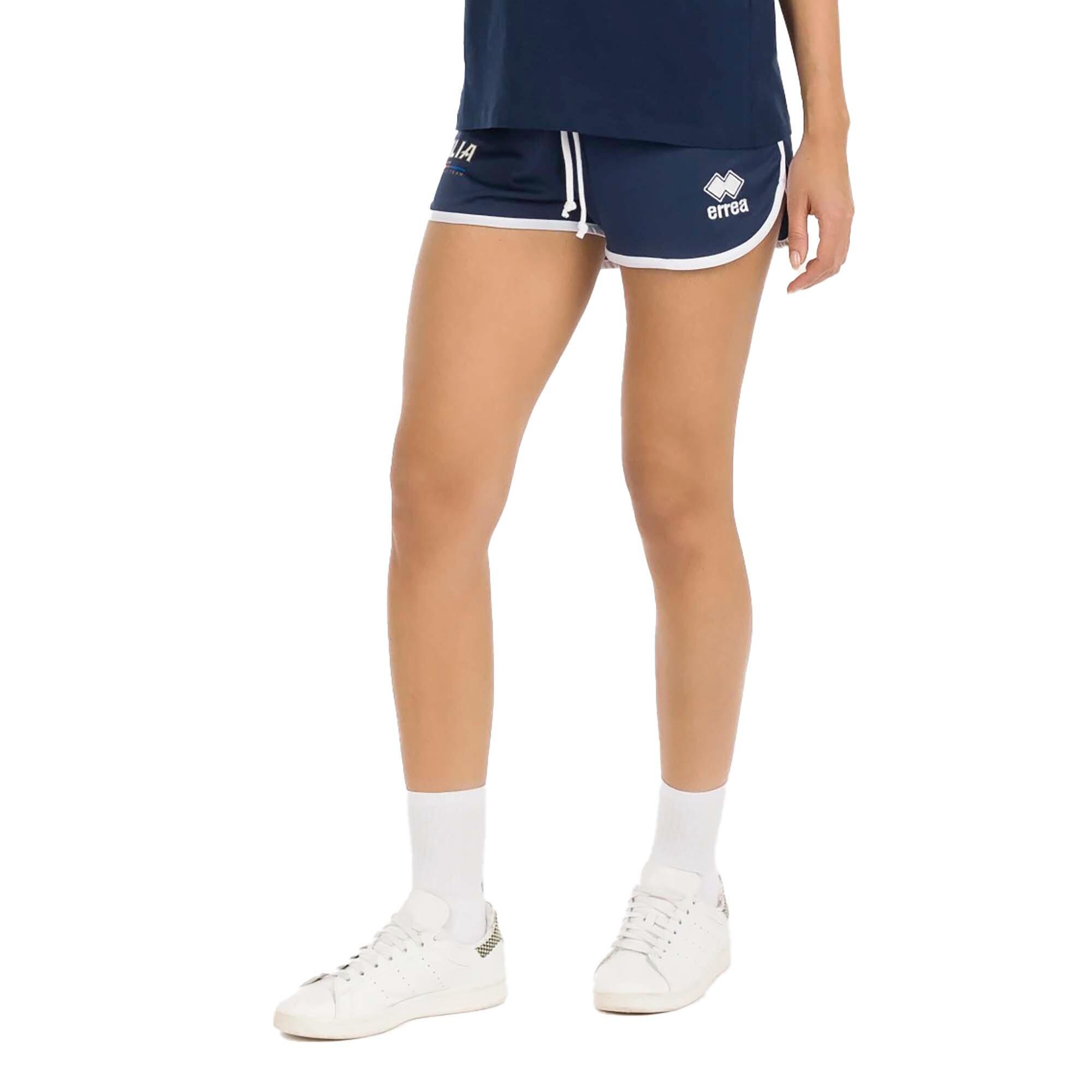 Errea - Shorts De Volley-ball Italien Errea, Pantalons Emma Merchandise Adulte - Short - Bleu - Decathlon