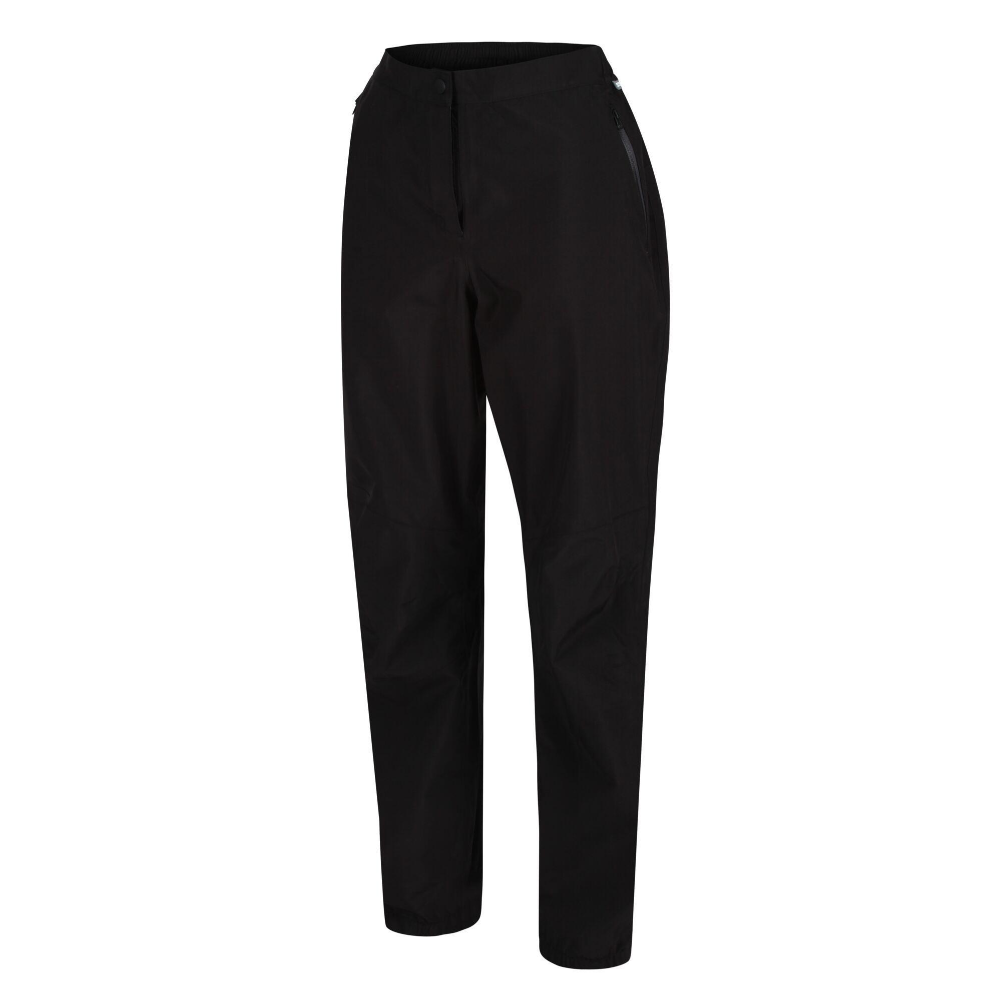 Womens/Ladies Highton Walking Over Trousers (Black) 3/5