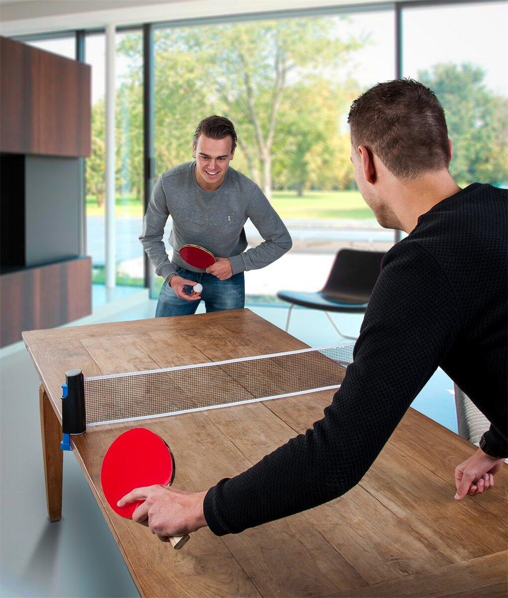 Poste de red de tenis de mesa extensible hasta 180 cm. 4/4