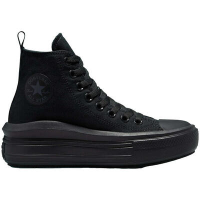 Scarpe da bambina Converse All Star Move High Top nere.