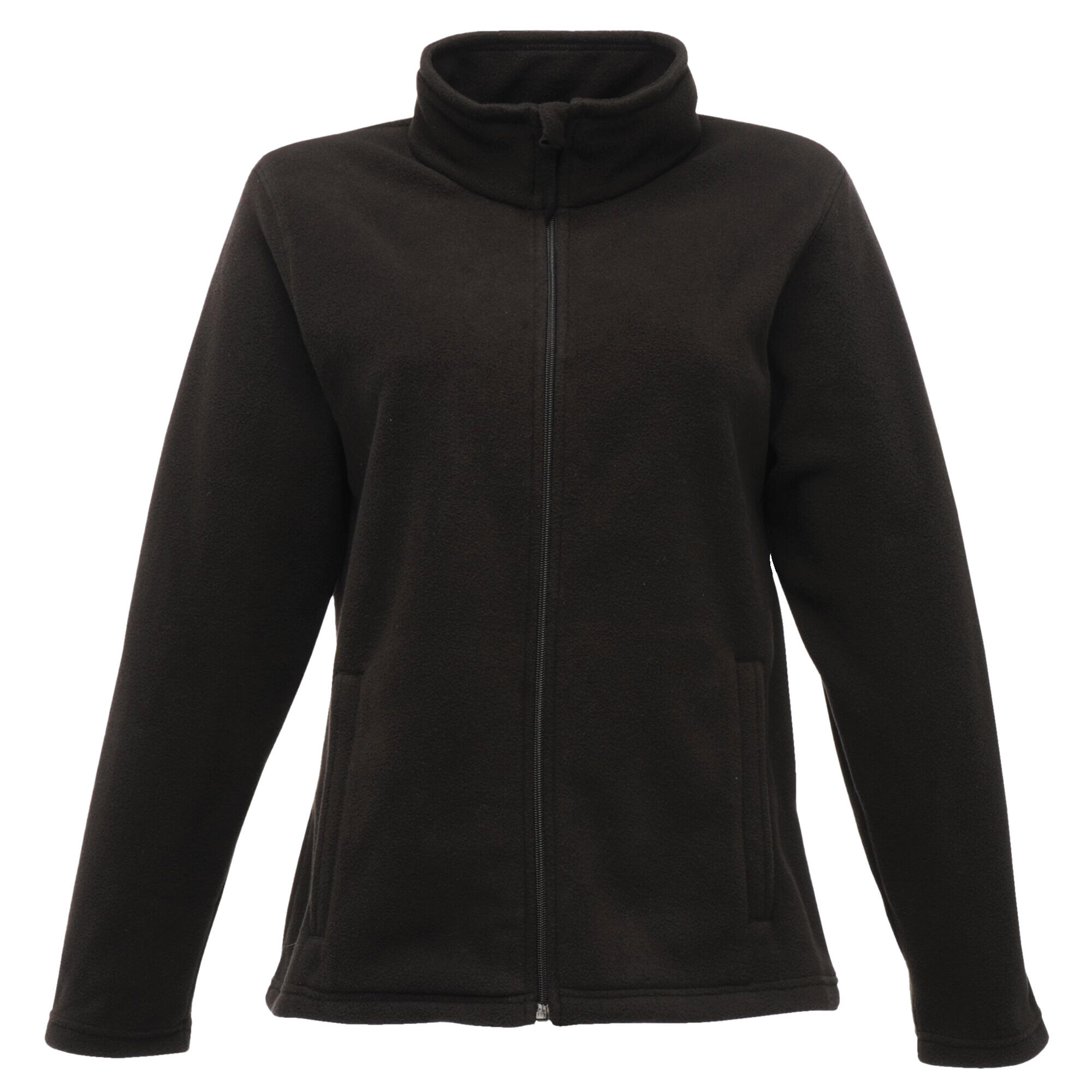 REGATTA Womens/Ladies FullZip 210 Series Microfleece Jacket (Black)