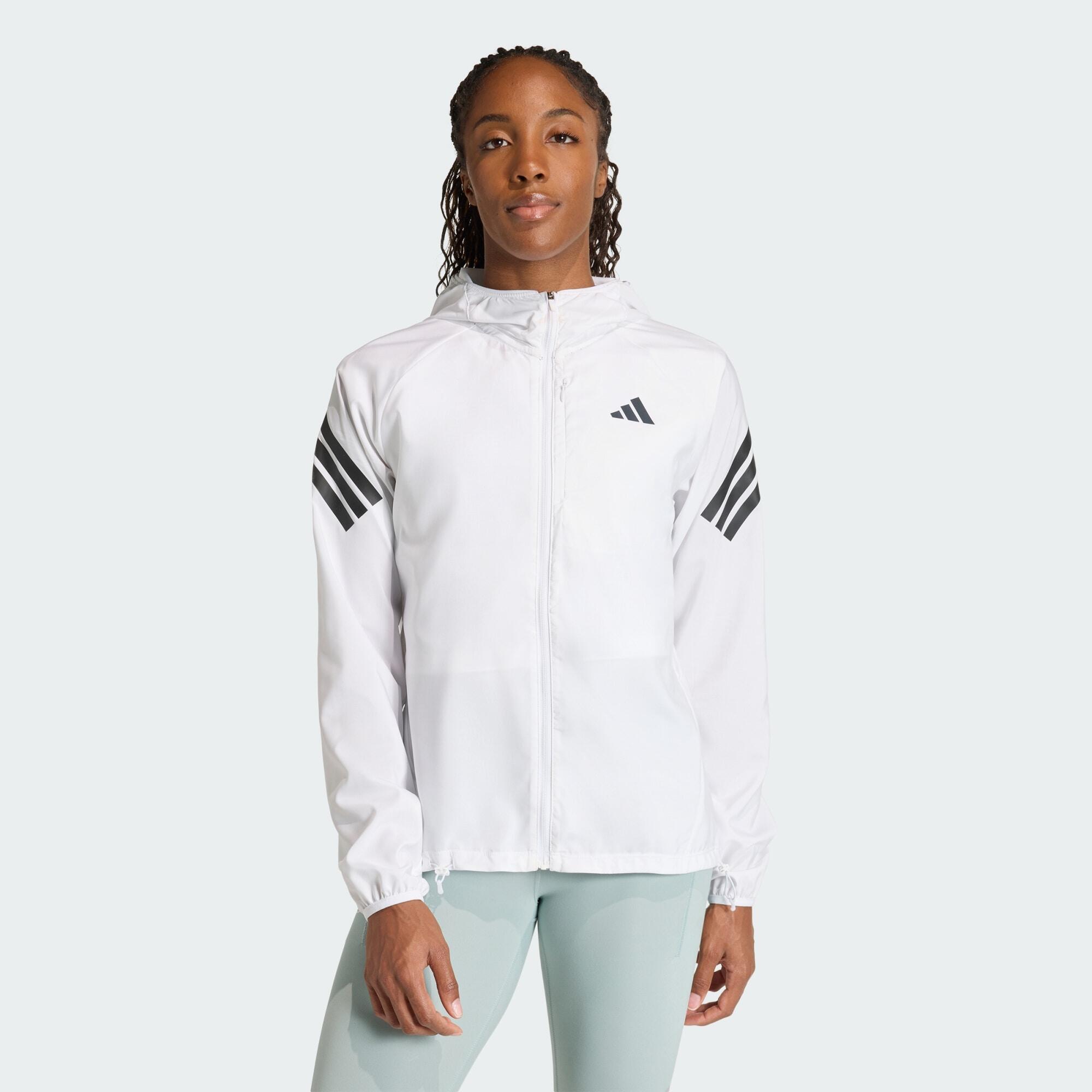 Adidas - Veste De Running Adi365 Iconic - Veste - Blanc - Decathlon