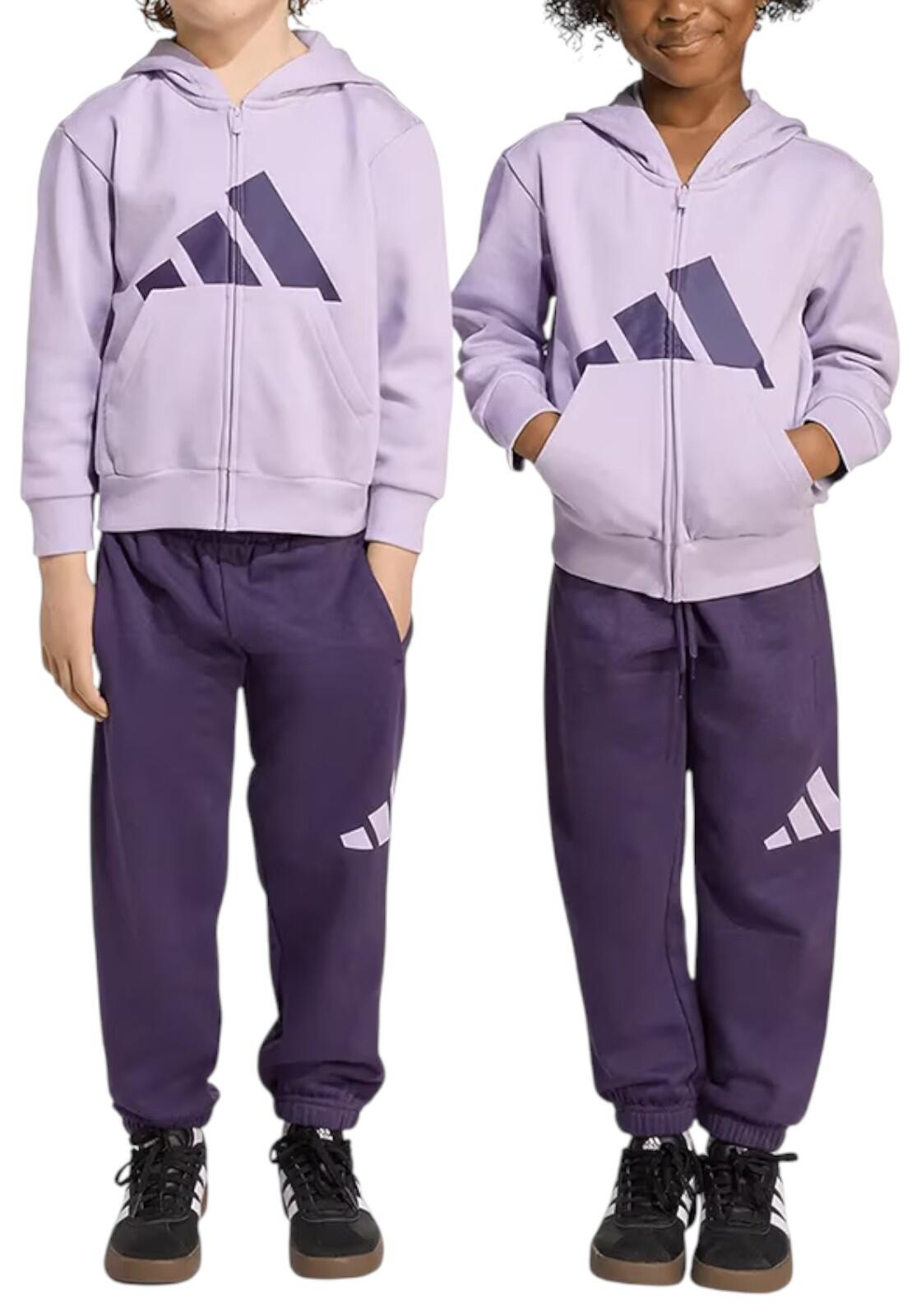 Conjunto para Niño Adidas Sportswear Morado 3/7