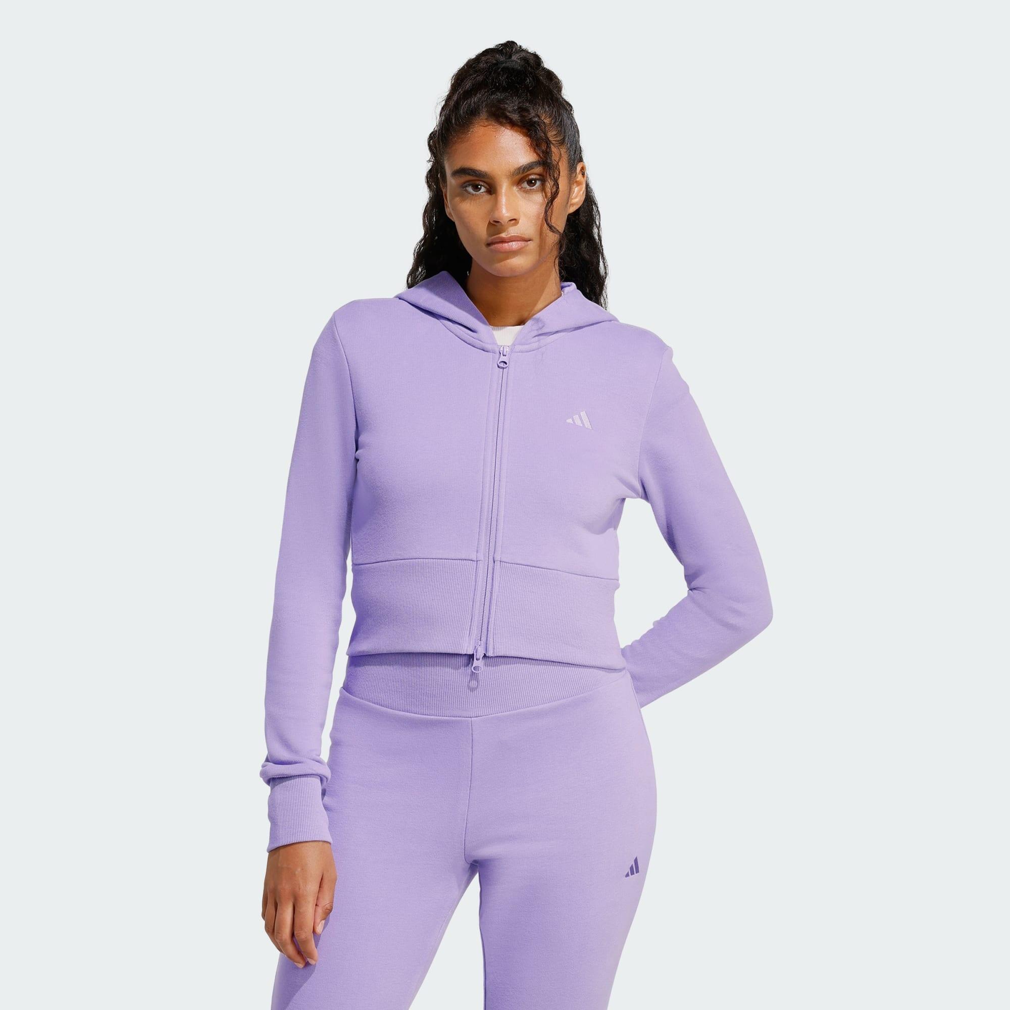 ADIDAS Sportovní top Seasonal Essentials French Terry Full-Zip