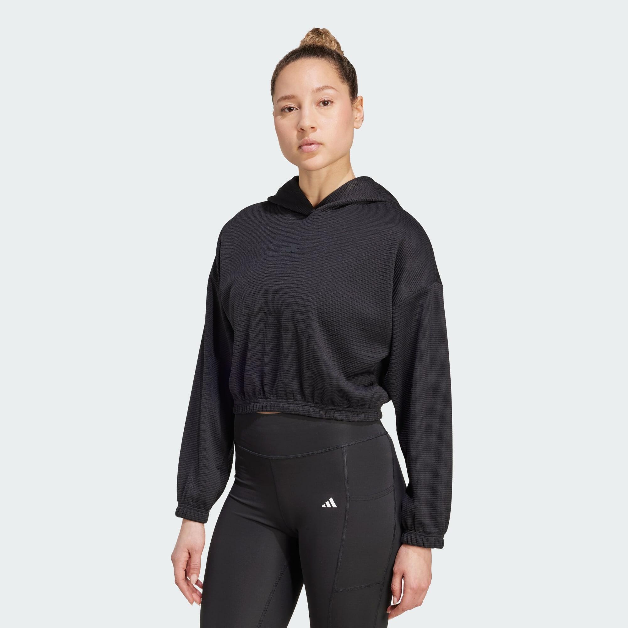 Adidas - Haut De Yoga - Survêtement De Sudation - Noir - 40 M - Decathlon