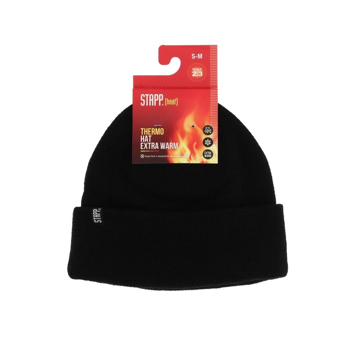 Bonnet Thermo STAPP Heat Noir Unisexe 2/2