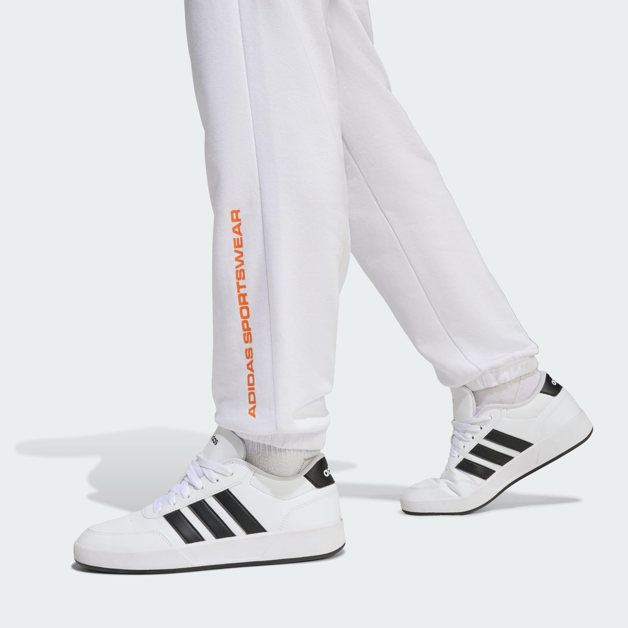 Pantalon molleton slogan adidas 4/5