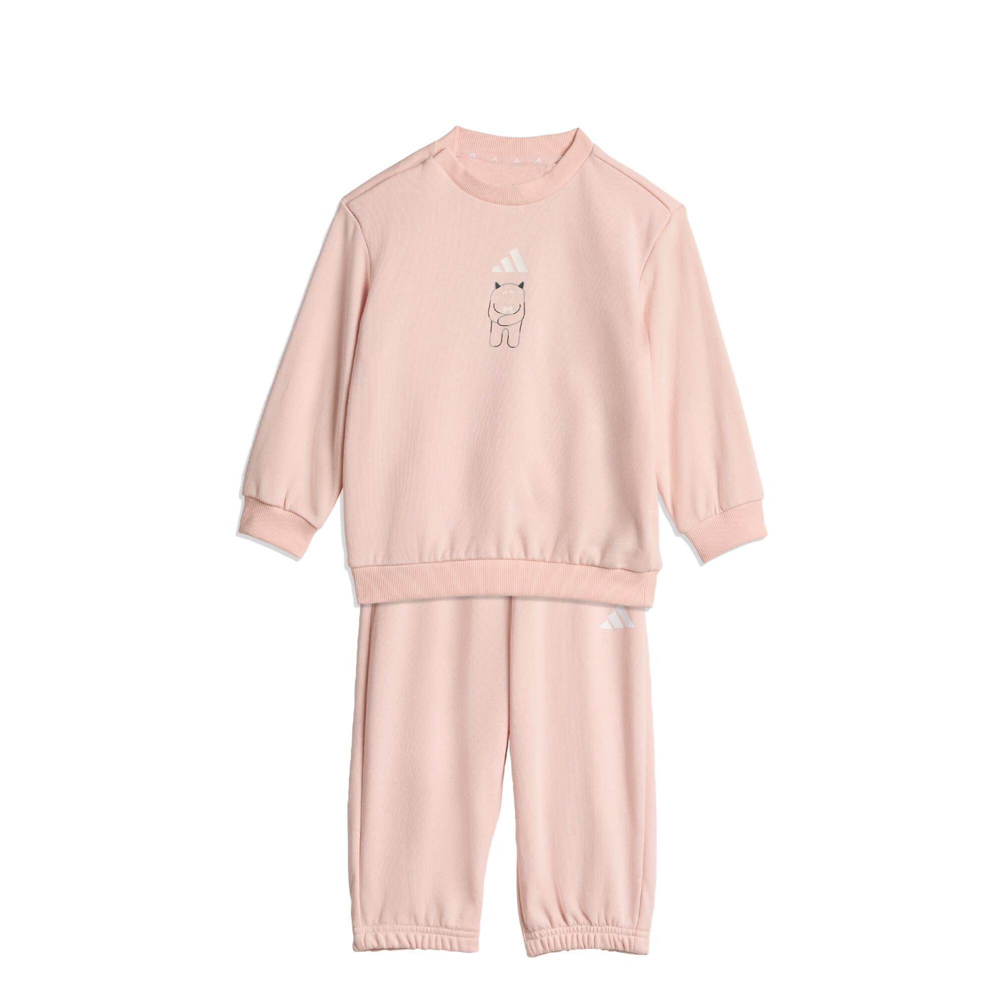 Adidas - Ensemble Sportswear Tiro_nster - Survêtement - Blanc|rose - Decathlon