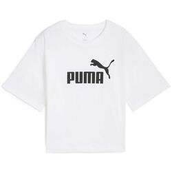T-Shirt Court Puma Ess N° 1, Décontracté, Avec Logo Femme