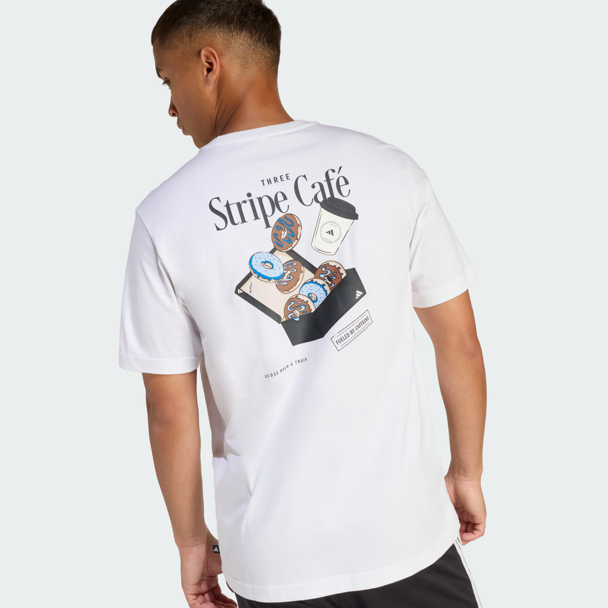 T-SHIRT COFFEE CAFE DONUT BOX GRAPHIC 6/8