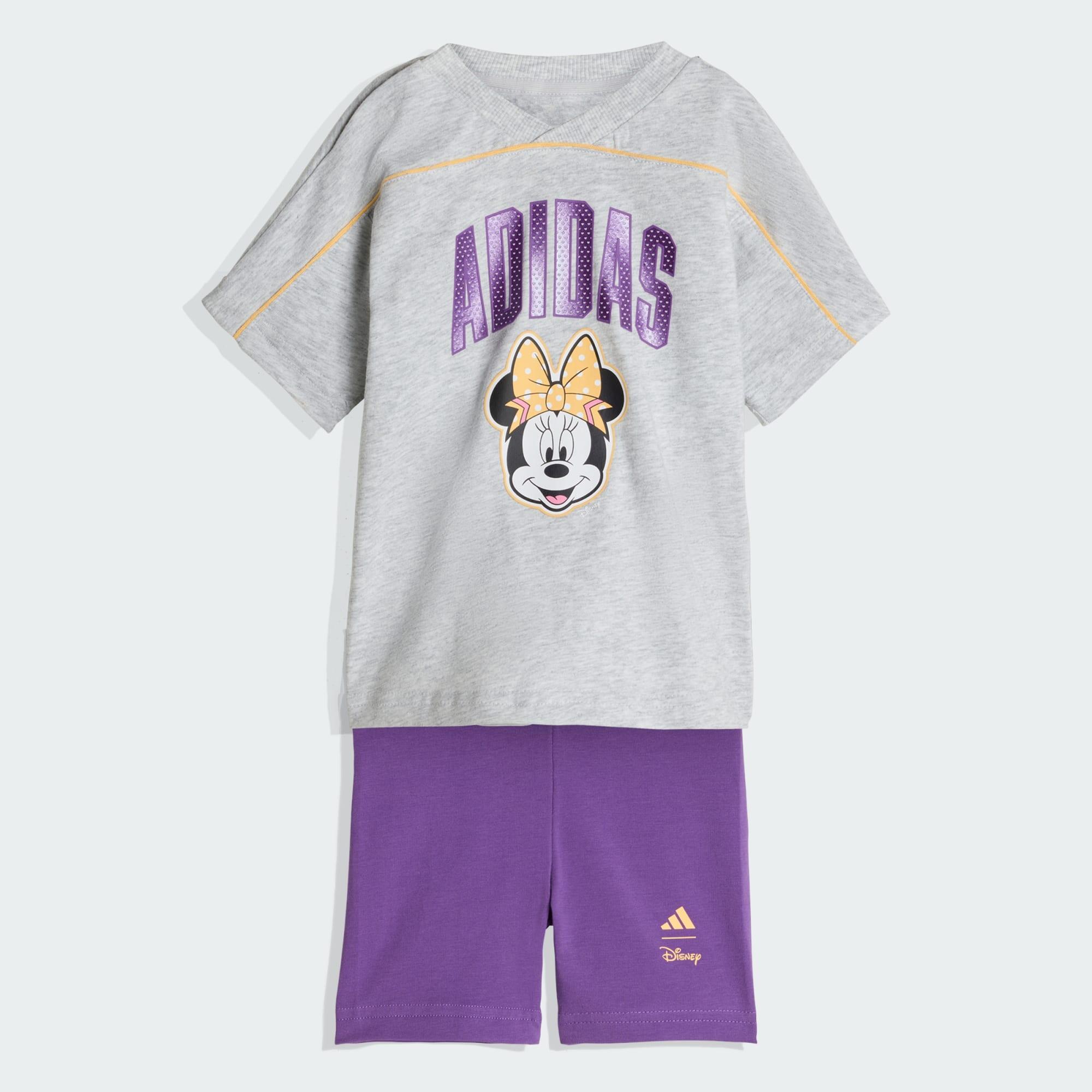 CONJUNTO DE T-SHIRT ADIDAS DISNEY MINNIE MOUSE 4/5