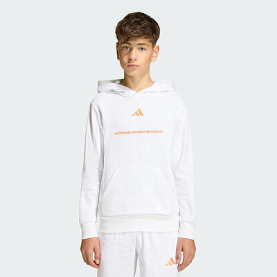 Adidas slogan fleece hoodie