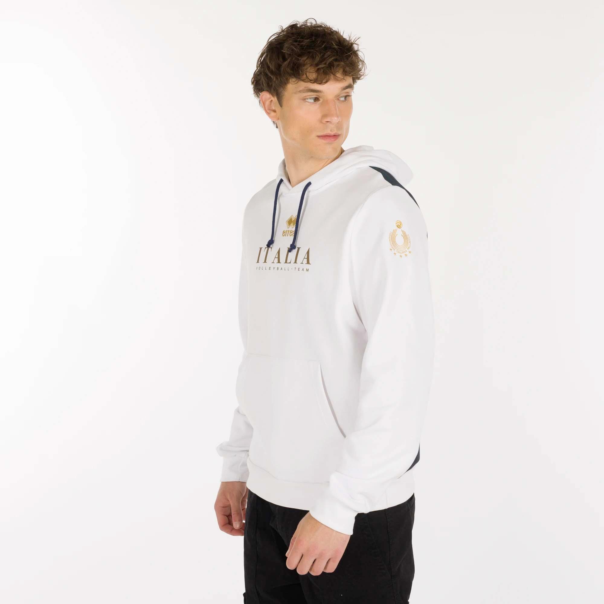 Veste Errea Naz. Italia Volley Mick Ad Sweat À Capuche Adulte 3/5