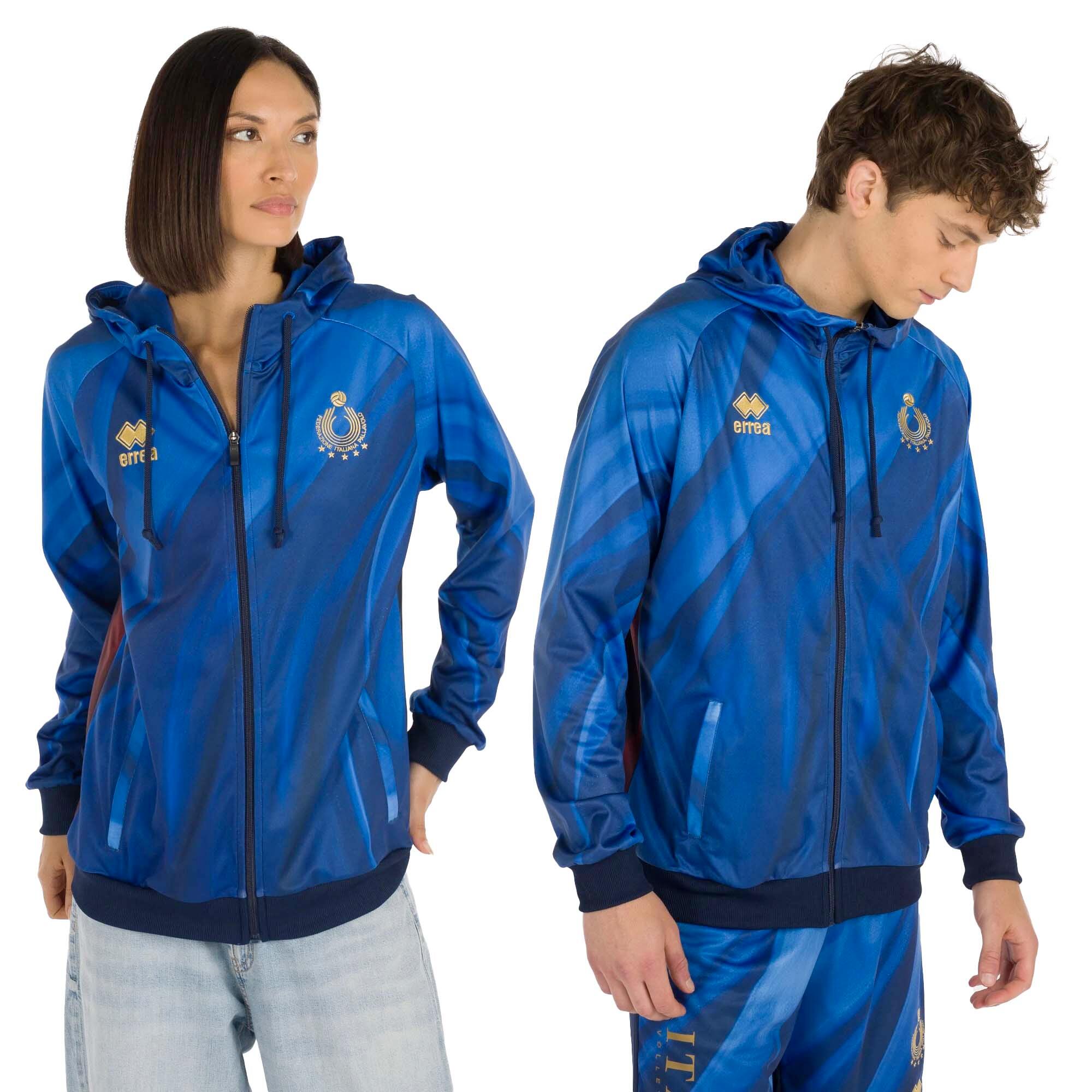 Errea - Errea Naz. Sweat-shirt Italie Volley Sweat-shirt Tony Ad Adulte - Sweat-shirt - Bleu - Decathlon