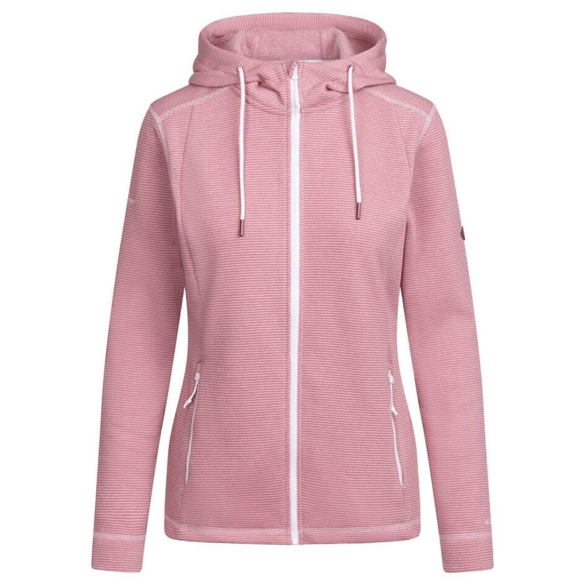 Trespass - Sweat Femme Trespass Rootless Rose Xl - Sweat Zippé - Rose - Decathlon