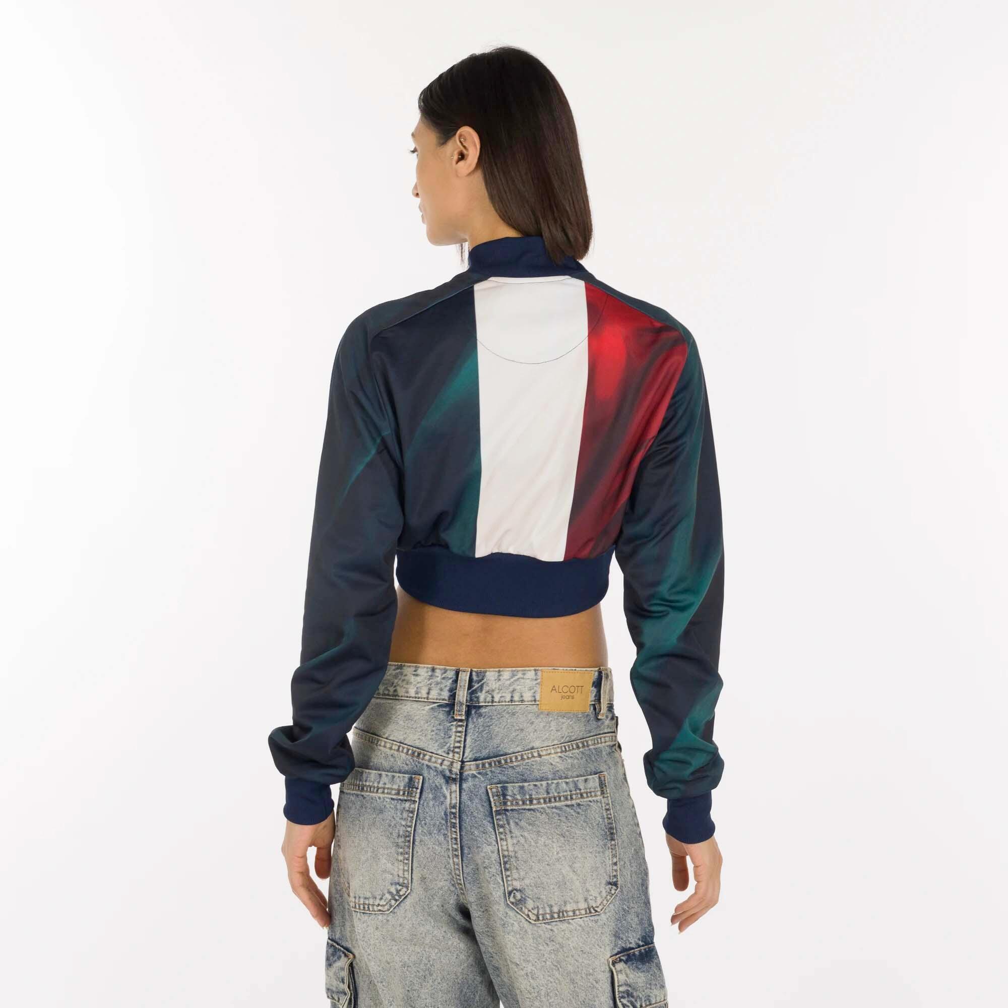 Veste Errea Nation Italia Volley Sweat Crop Ad Femme 4/5