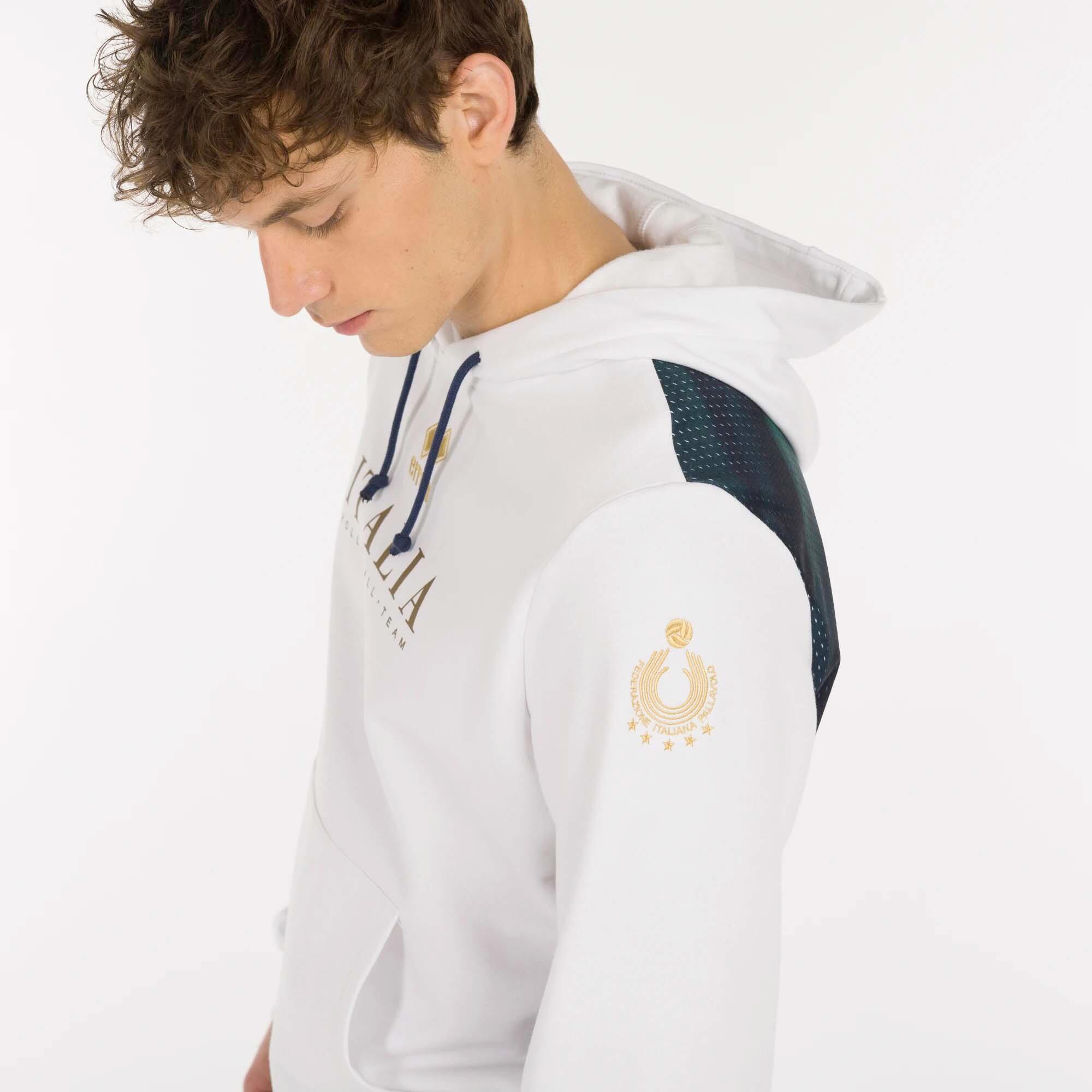 Veste Errea Naz. Italia Volley Mick Ad Sweat À Capuche Adulte 4/5