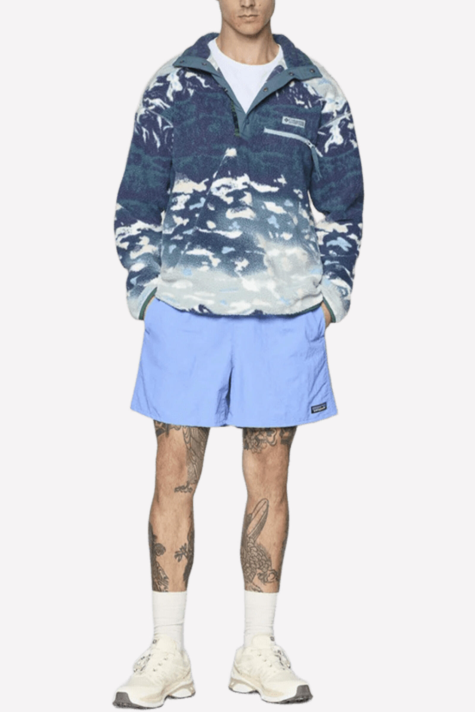 Columbia Forro Polar Helvetia™ Ii Estampado Azul 4/4