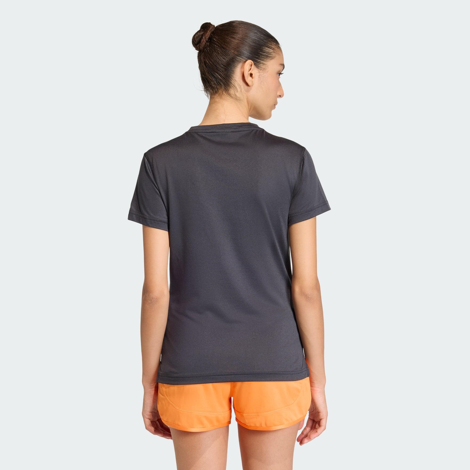 T-shirt col V Workout Essentials 3/8