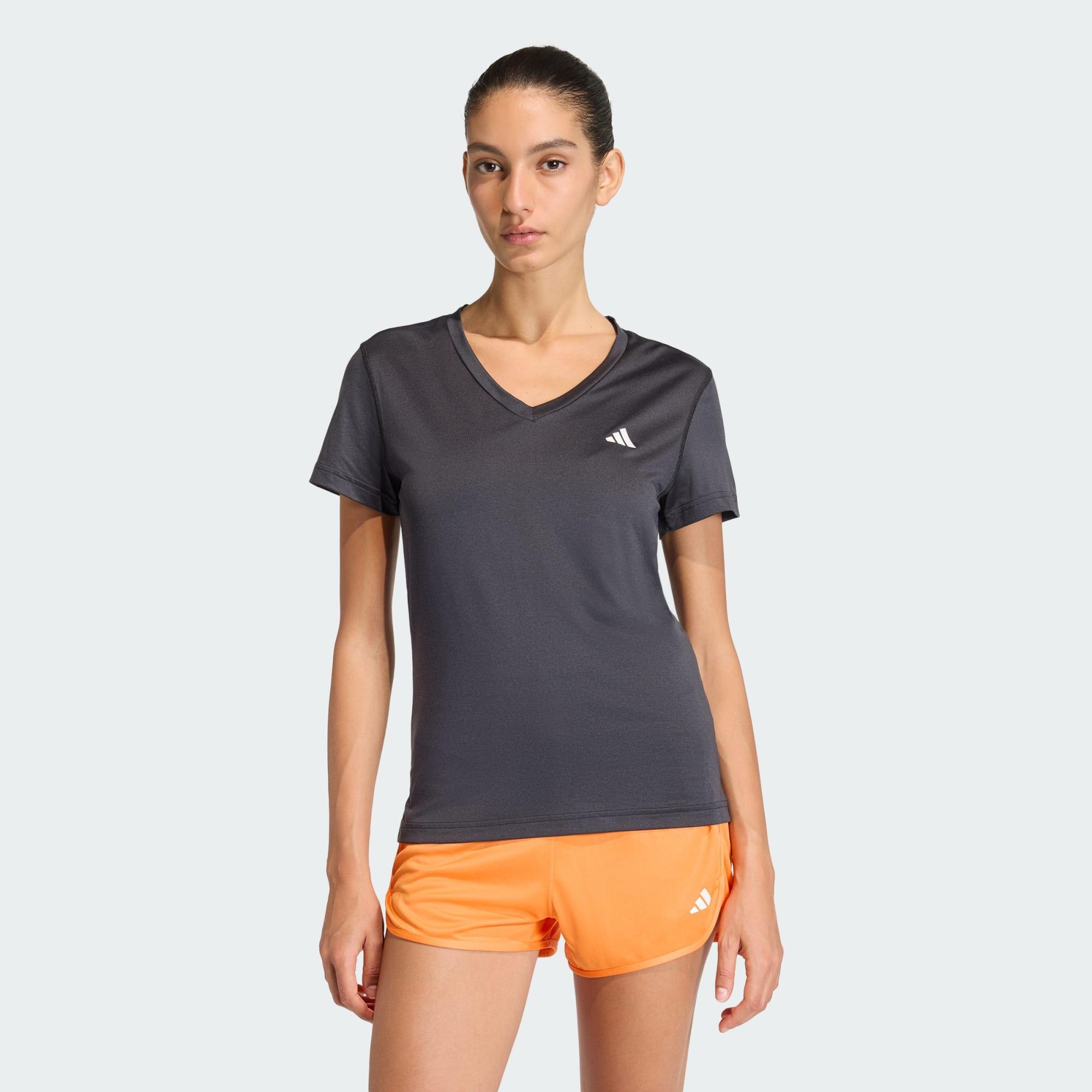 ADIDAS T-shirt Workout Essentials con scollo a V