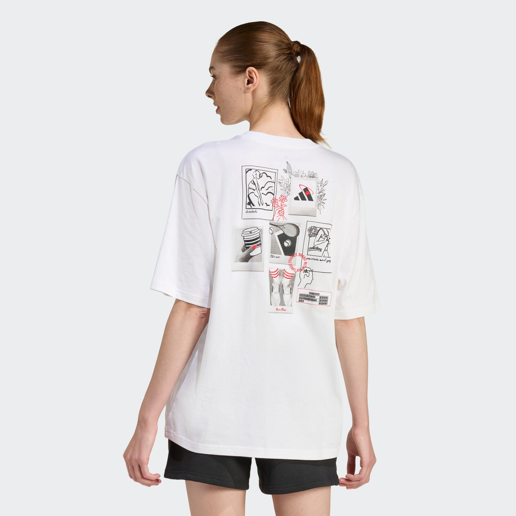 T-SHIRT MINI EMBROIDERY OVERSIZED GRAPHIC 3/8
