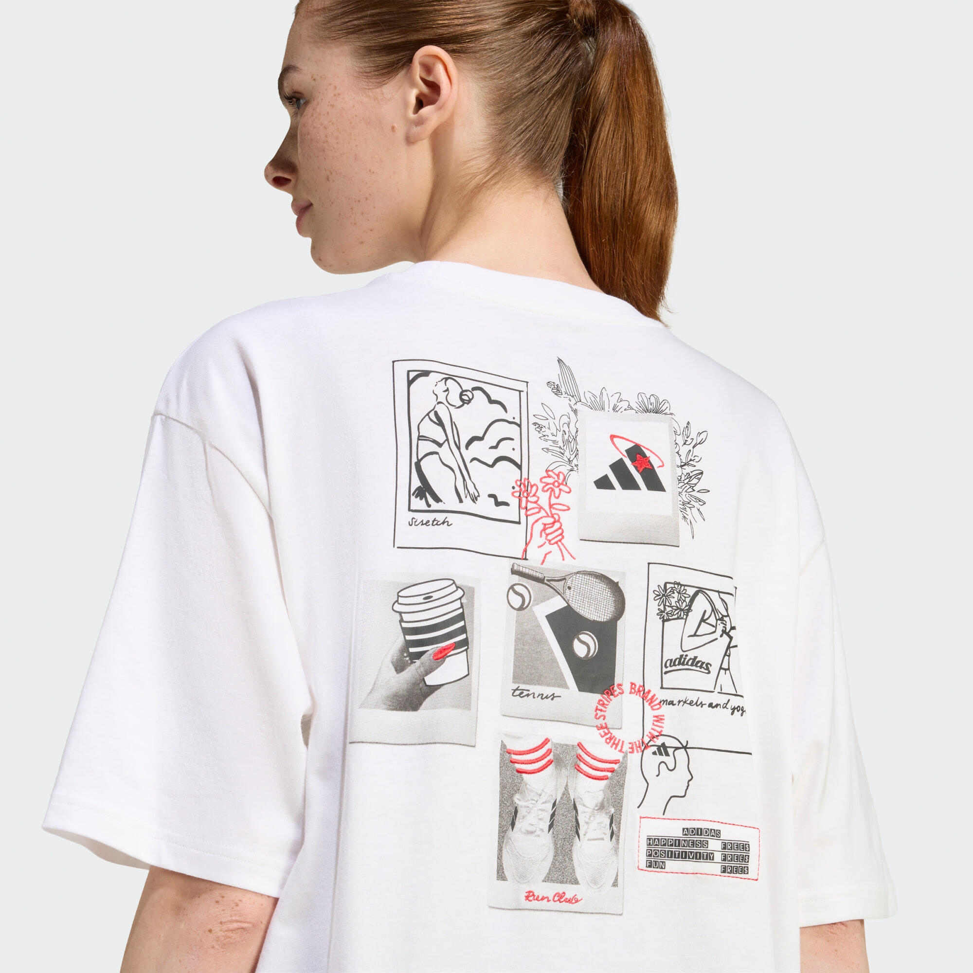 T-SHIRT MINI EMBROIDERY OVERSIZED GRAPHIC 6/8