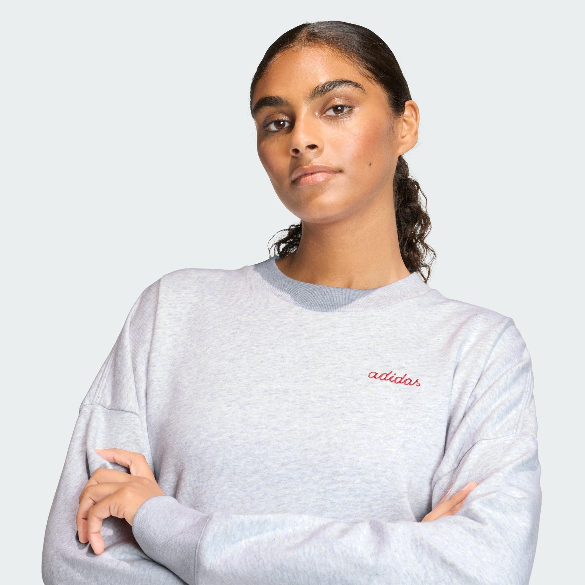 Seasonal Essentials Colorpop Sweatshirt mit aufgestickter Grafik 4/7