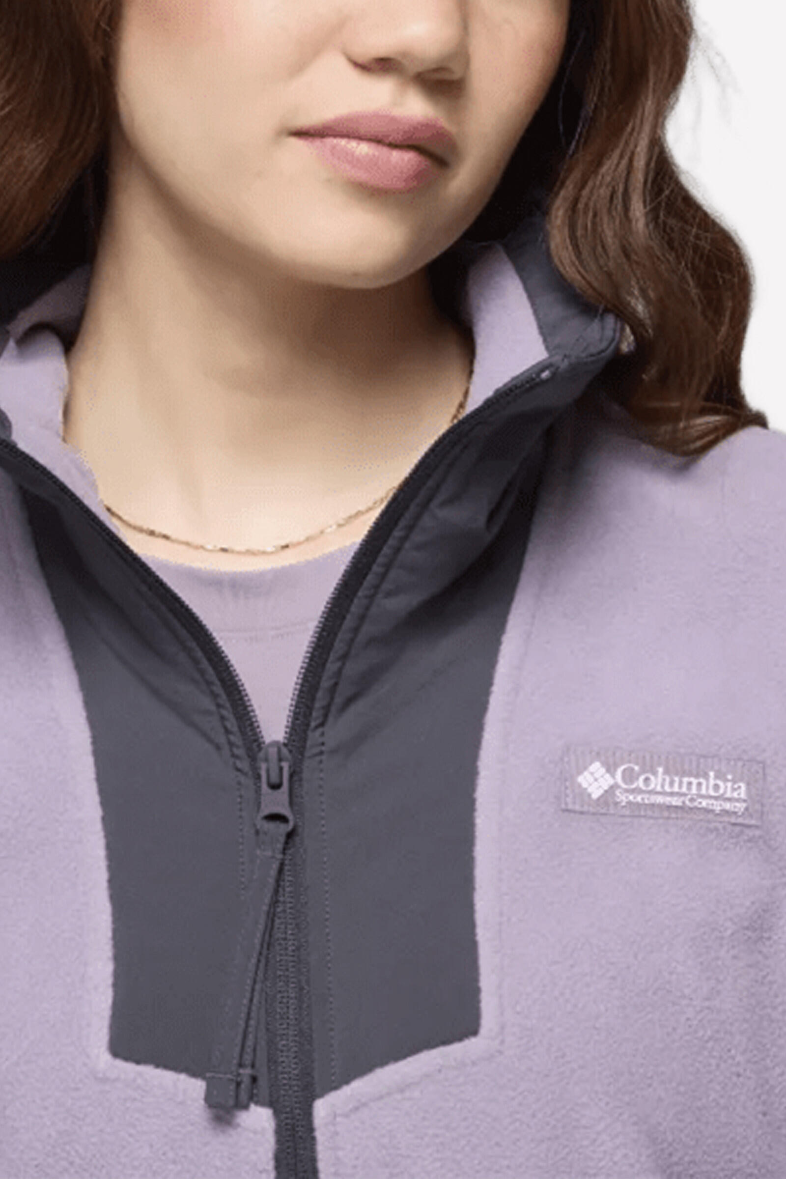 Columbia Forro Polar Sequoia Grove™ 1/2 Zip Morado 3/5