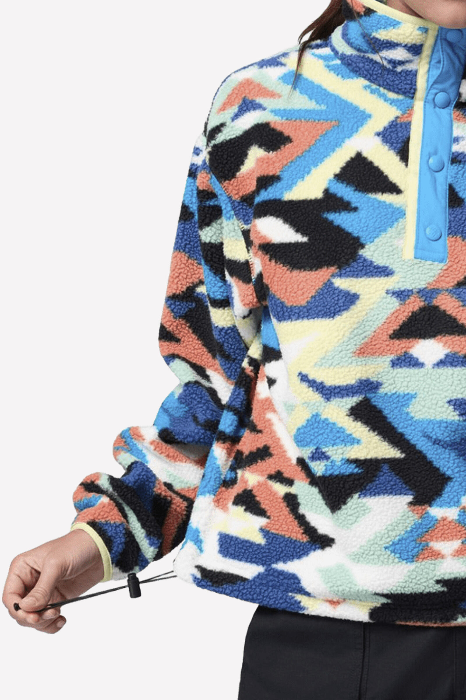 Columbia Sudadera Helvetia™ Ii Printed Cropped Half Snap Multicolor 4/5
