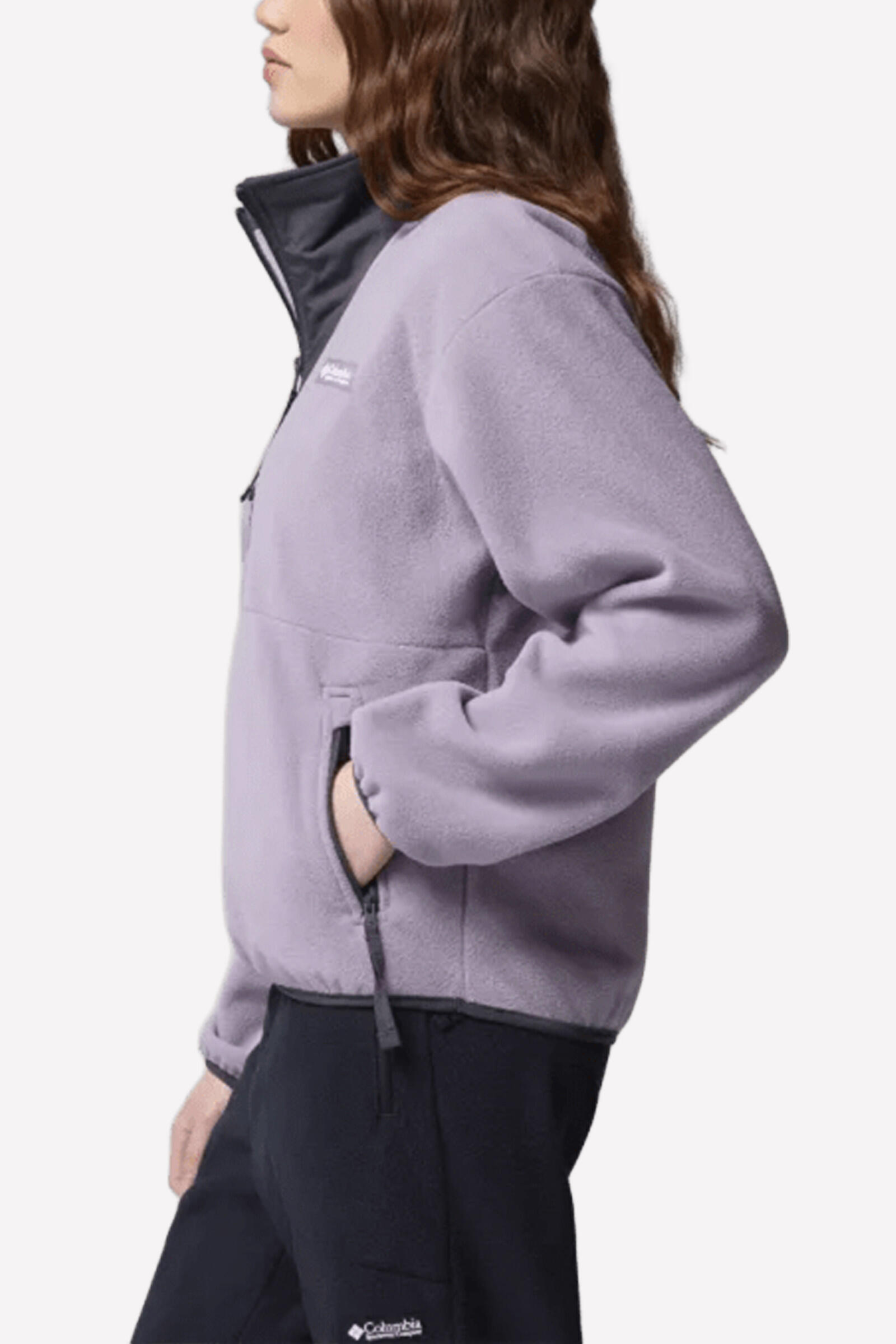 Columbia Forro Polar Sequoia Grove™ 1/2 Zip Morado 5/5