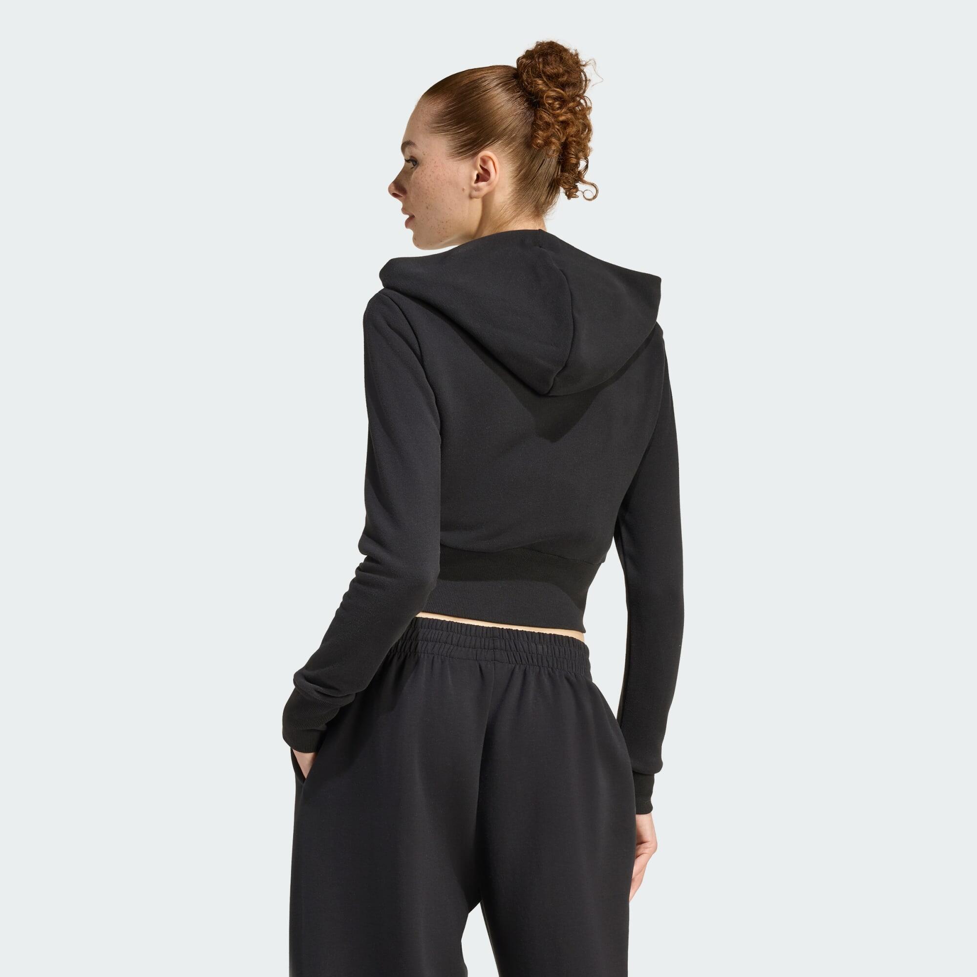 Felpa con zip intera in spugna francese Essentials stagionali 3/6