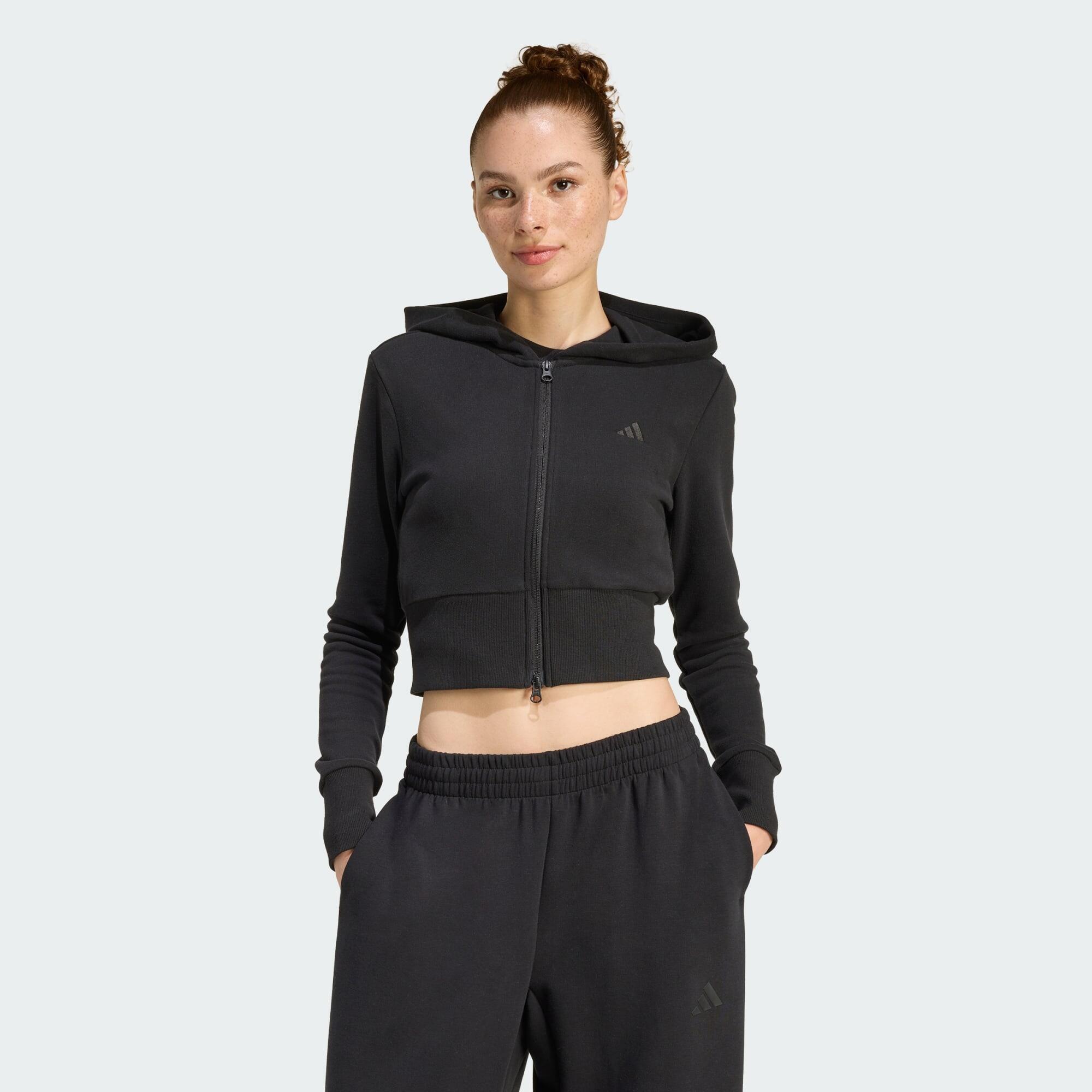Adidas - Veste De Survêtement Zip Intégral French Terry Seasonal Essentials - Survêtement De Sudation - Noir - 52 2xl - Decathlon
