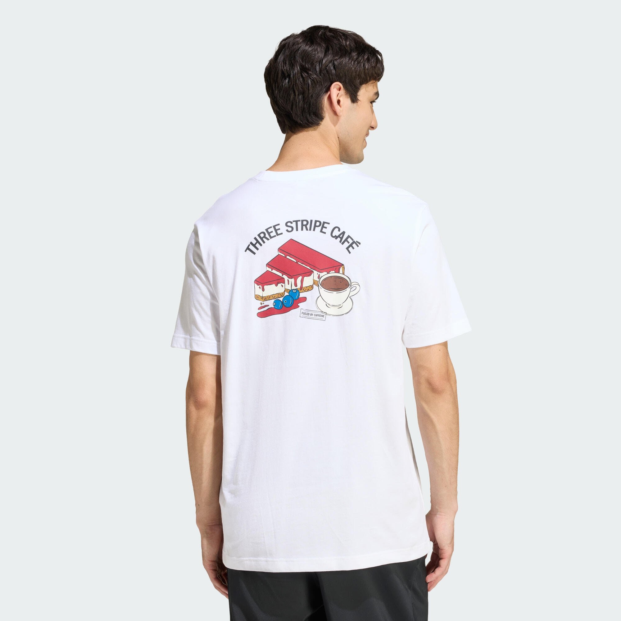 T-SHIRT GRAPHIQUE COFFEE CAFE CHEESECAKE 3/8